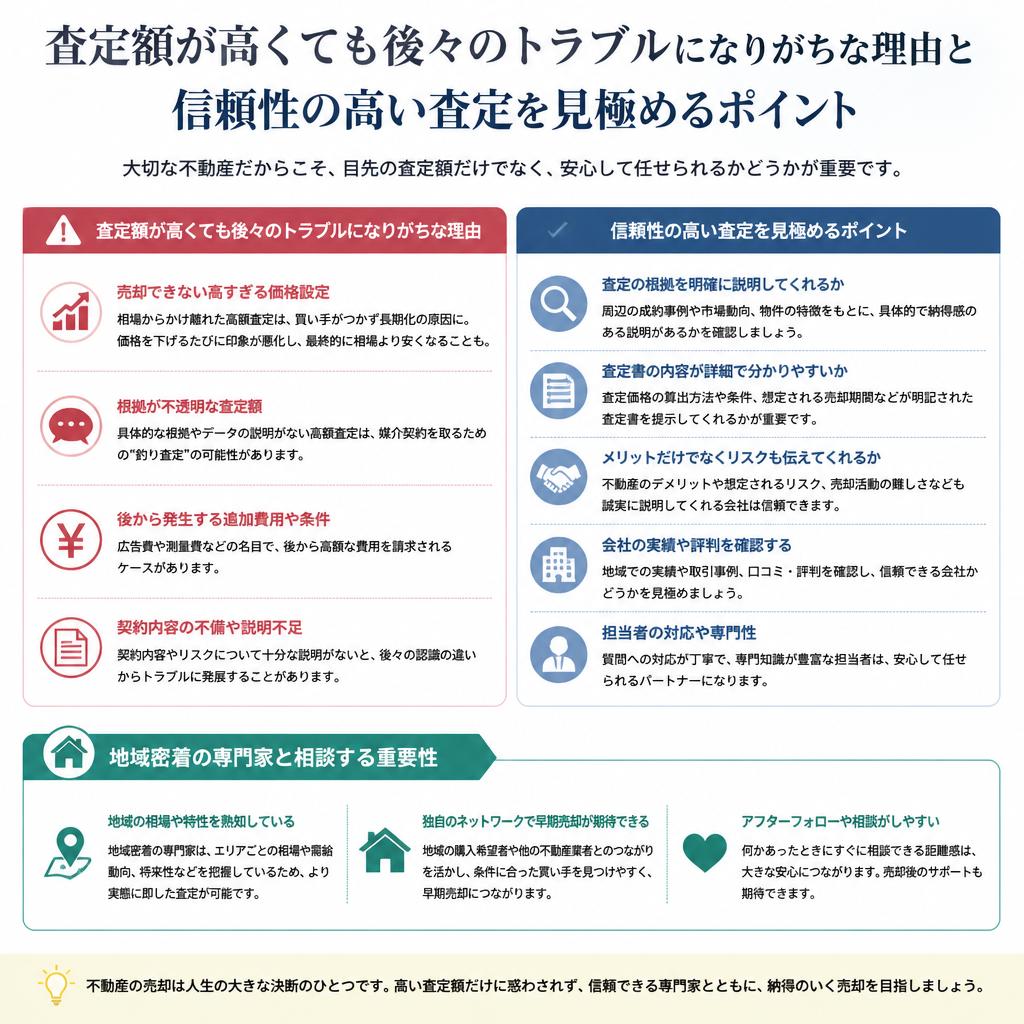 査定額の落とし穴：本当に信頼できるのはどれ？